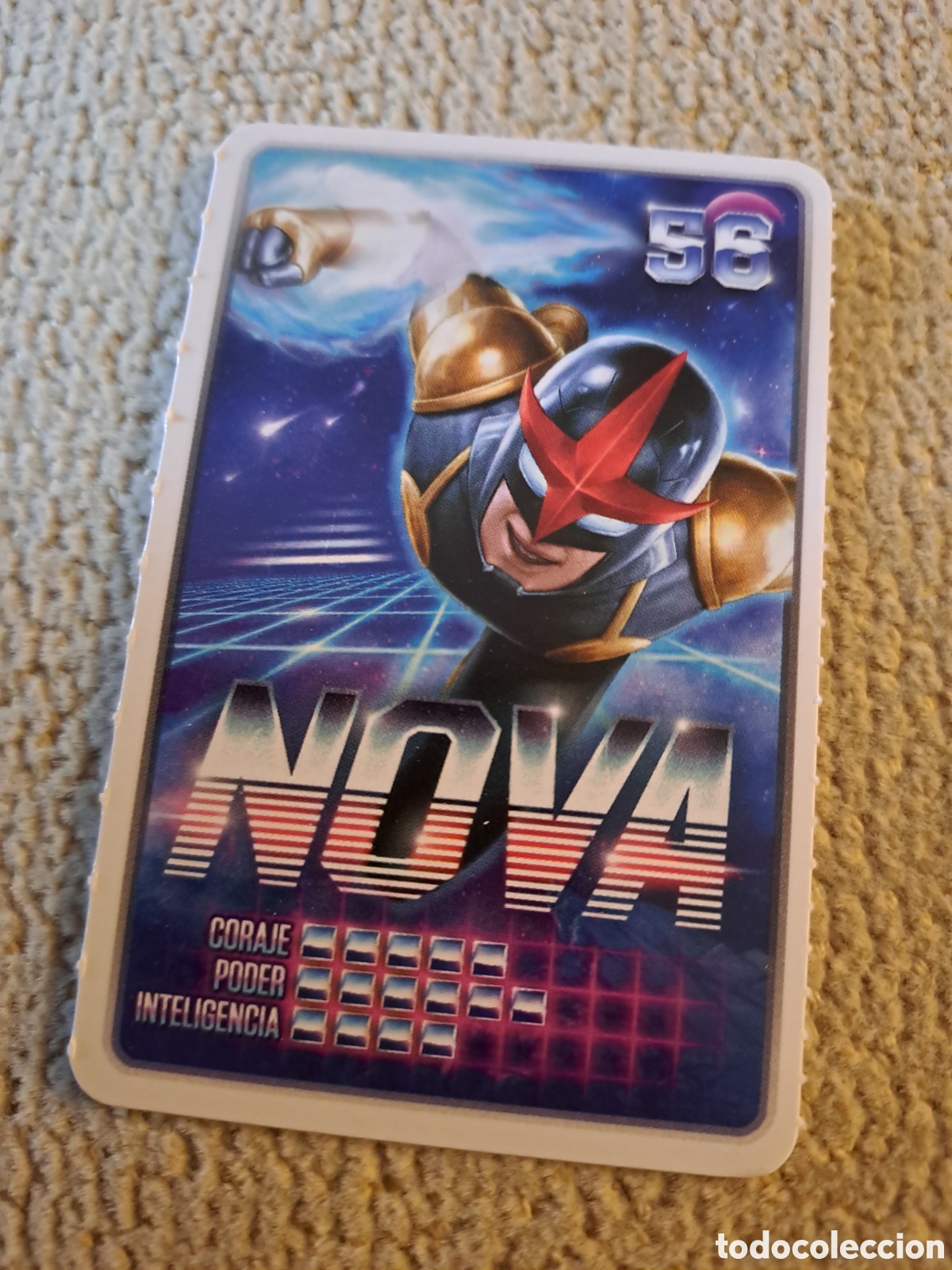 Coleccionismo cromos antiguos: CARREFOUR 2022 - MARVEL DESCUBRE TU PODER N&ordm; 3- NOVA - Foto 1