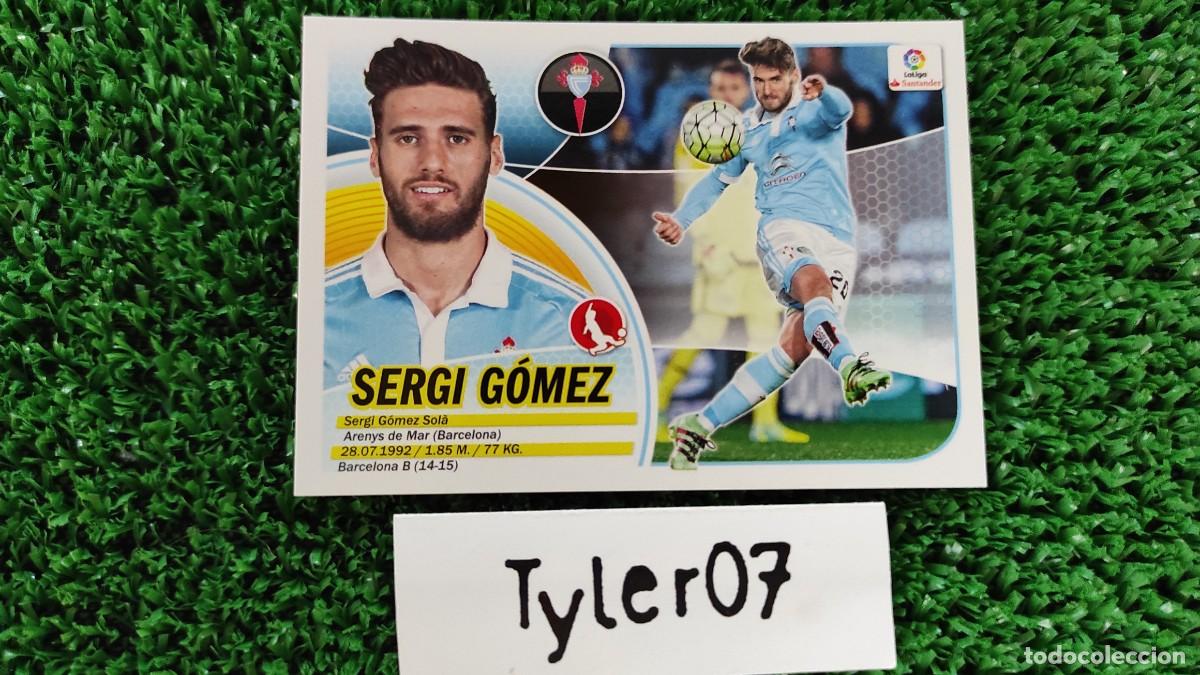 Coleccionismo cromos antiguos: SERGI G&Oacute;MEZ CELTA LIGA ESTE 16-17 - Foto 1