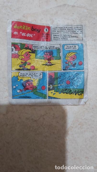 Coleccionismo cromos antiguos: Cromo dunkin en el gol n. 1 - Foto 1