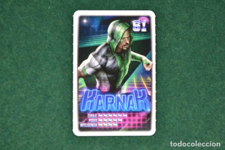 Coleccionismo cromos antiguos: CARREFOUR 2022 - MARVEL DESCUBRE TU PODER - N&ordm; 61 - KARNAK - Foto 1