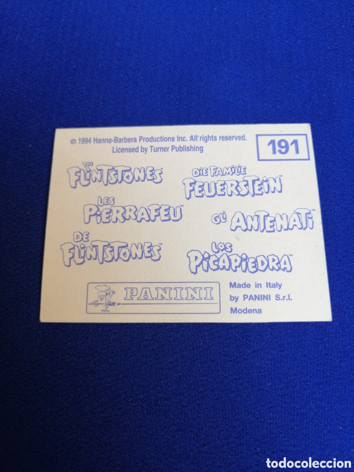 Coleccionismo cromos antiguos: LOS PICAPIEDRA 191 - Foto 2