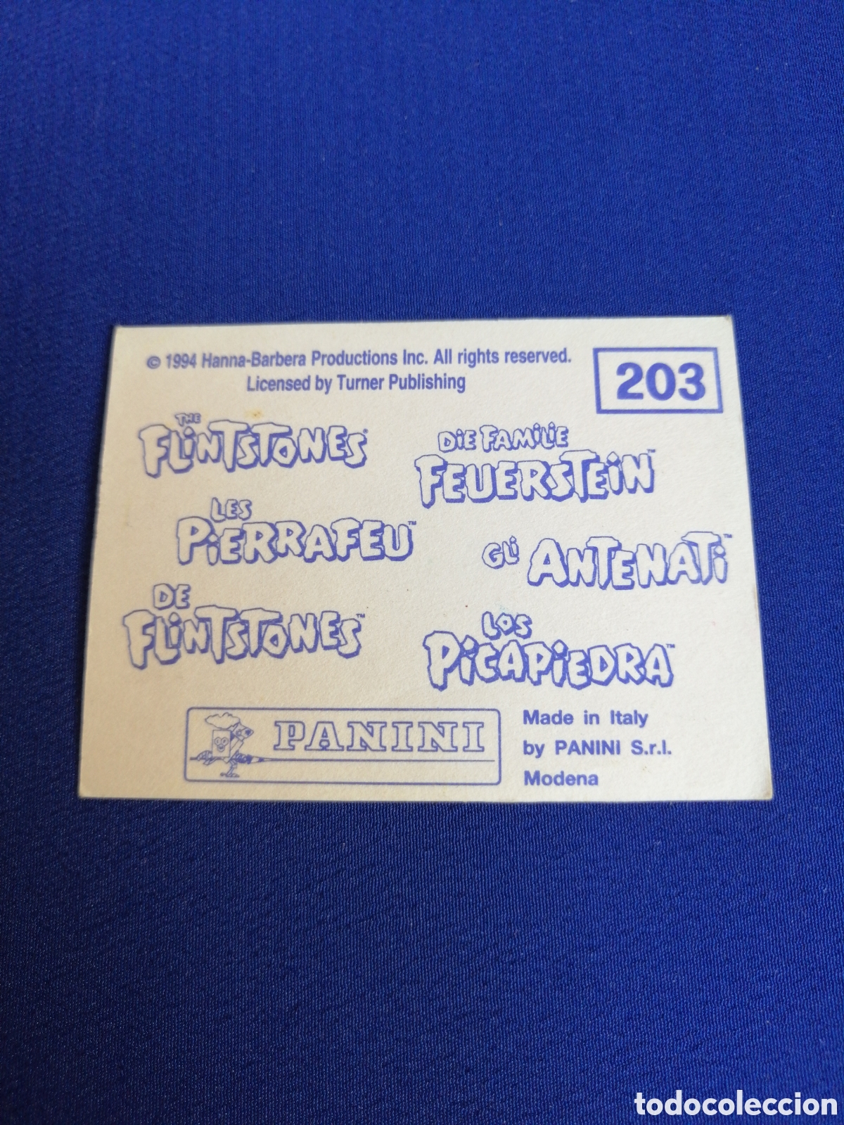 Coleccionismo cromos antiguos: LOS PICAPIEDRA 203 - Foto 2