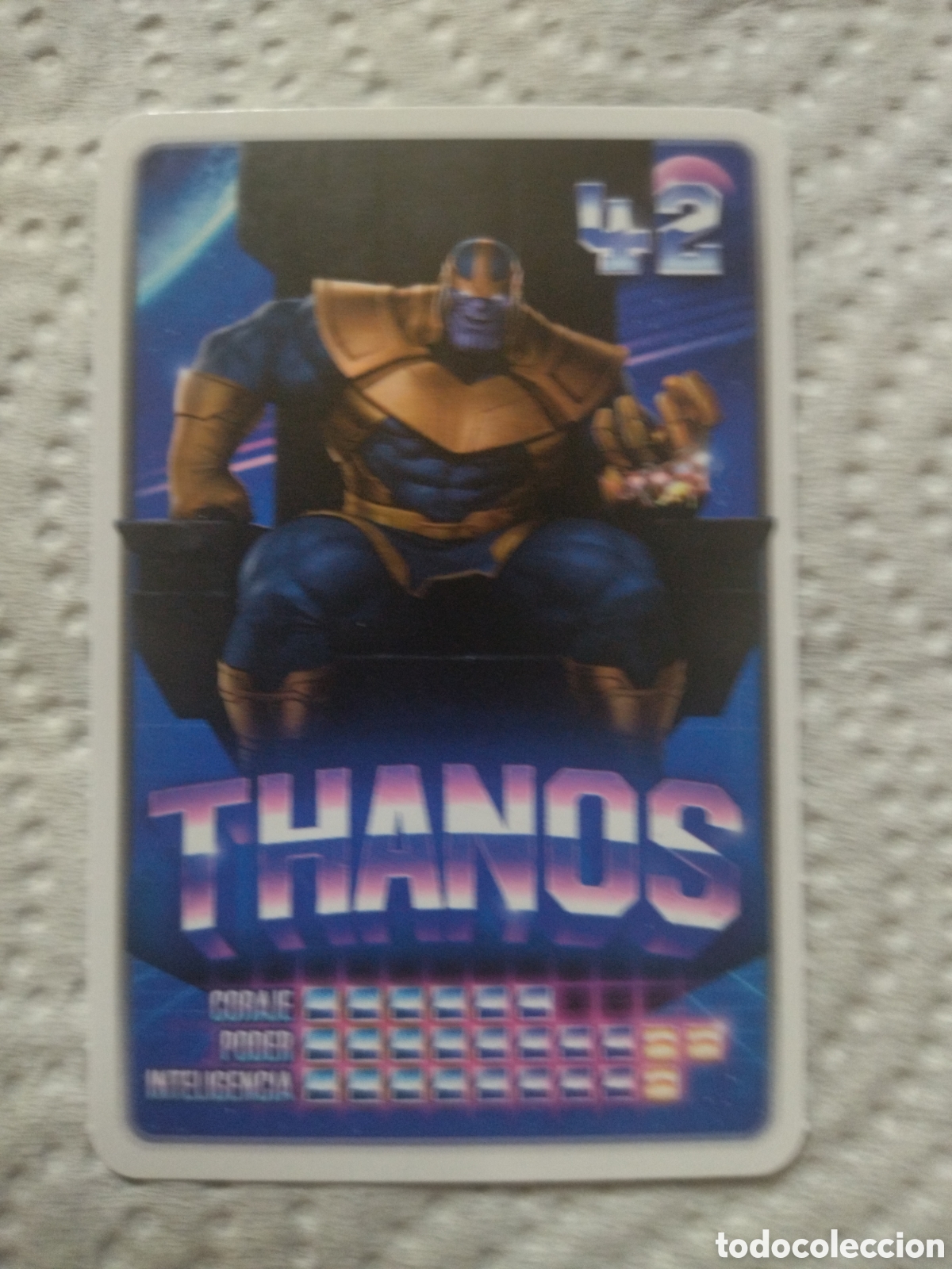 Coleccionismo cromos antiguos: CROMO DESCUBRE TU PODER MARVEL - CARREFOUR 2022 - N&deg;42 THANOS - Foto 1