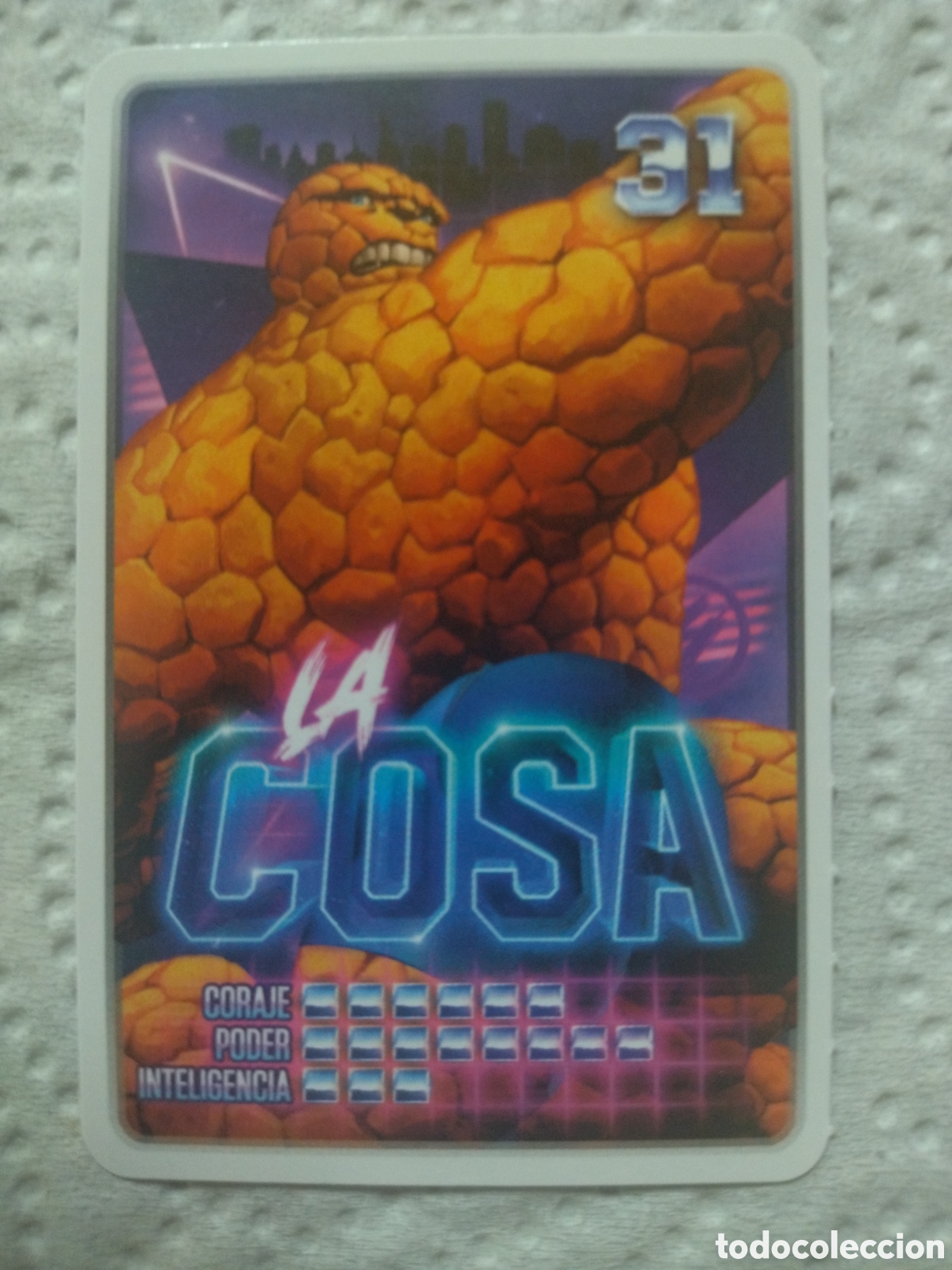 Coleccionismo cromos antiguos: CROMO DESCUBRE TU PODER MARVEL - CARREFOUR 2022 - N&deg;31 LA COSA - Foto 1
