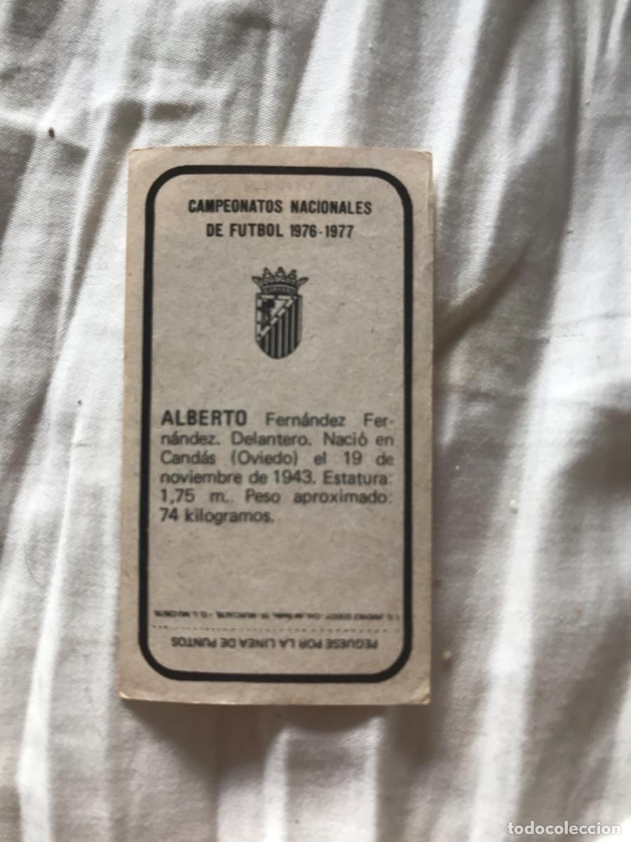 Coleccionismo cromos antiguos: Alberto - Foto 2