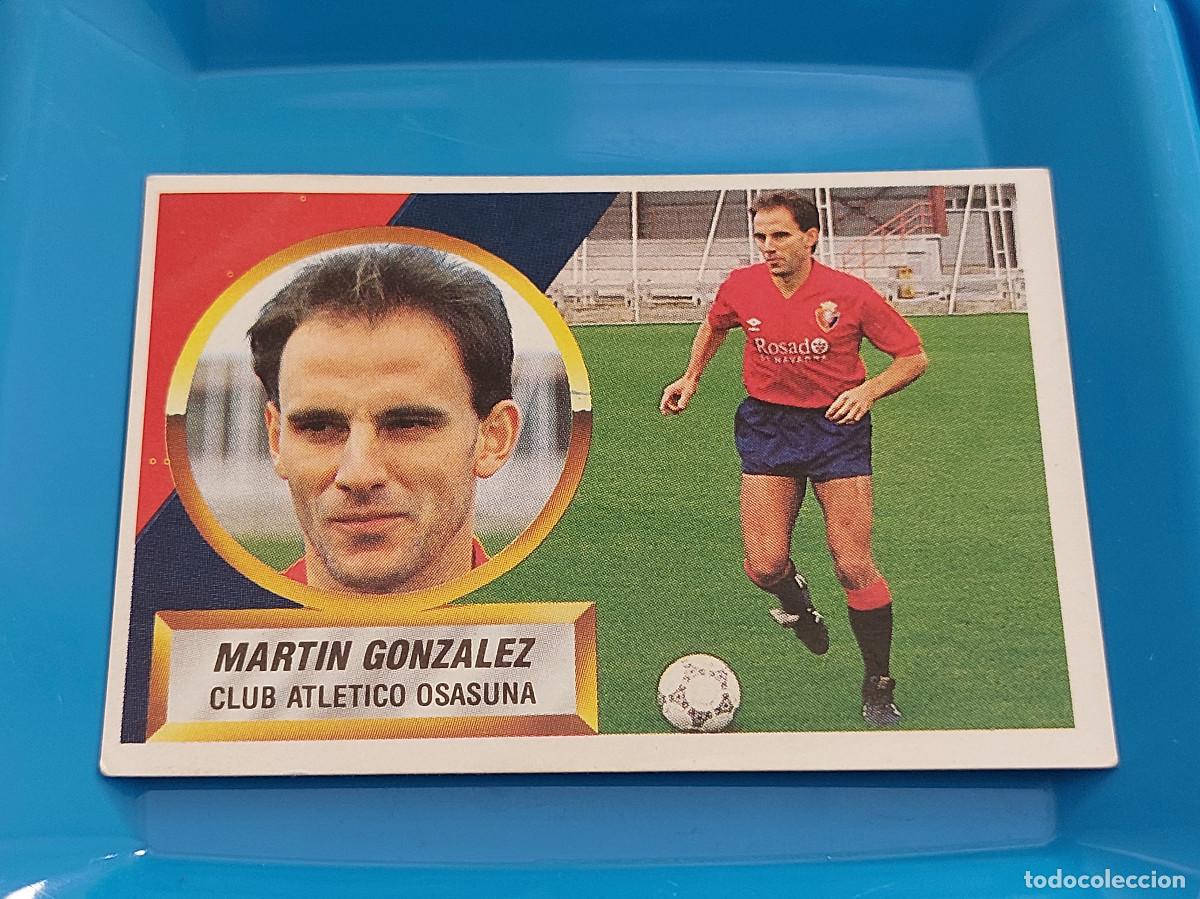 Collectionnisme Cartes &agrave; collectionner anciennes: EDICIONES ESTE 1988-1989 (88-89) MARTIN GONZALEZ OSASUNA CON # EN TRASERA &ndash; NUEVO SIN PEGAR