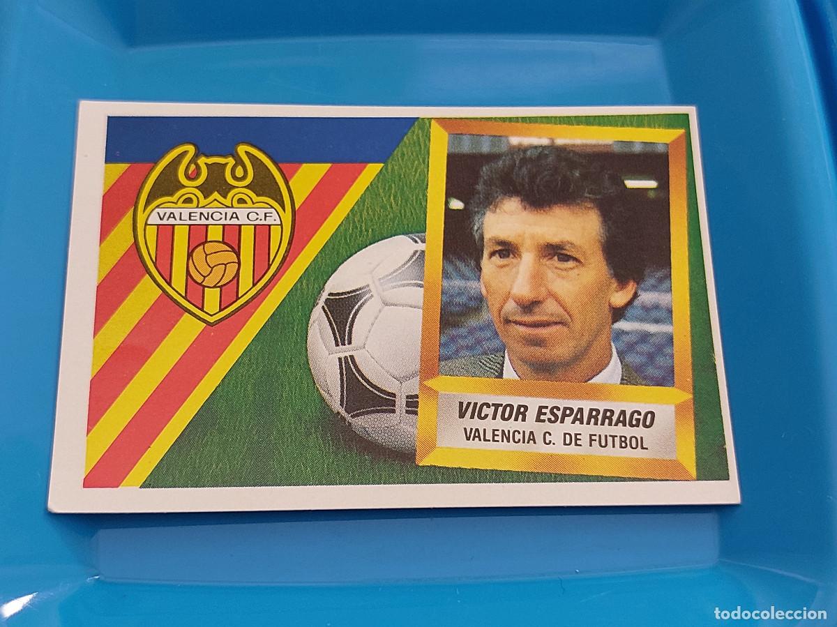 Sammeln alte Sammelbilder: EDICIONES ESTE 1988-1989 (88-89) VICTOR ESPARRAGO ENTRENADOR VALENCIA &ndash; NUEVO SIN PEGAR
