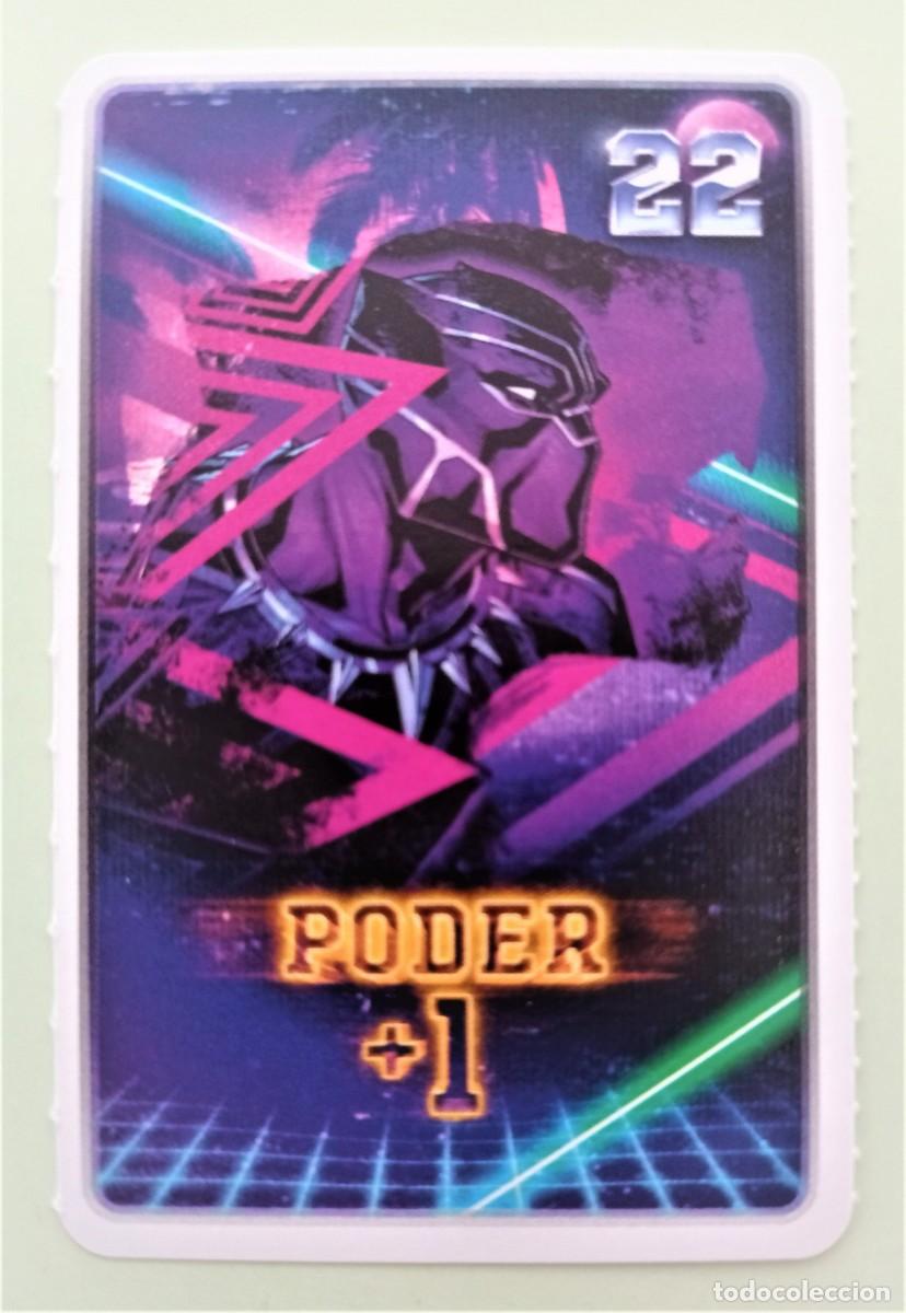 Coleccionismo cromos antiguos: CARTA CROMO COLECCI&Oacute;N MARVEL (N&ordm; 22 - PODER +1) (CARREFOUR 2022) - Foto 1