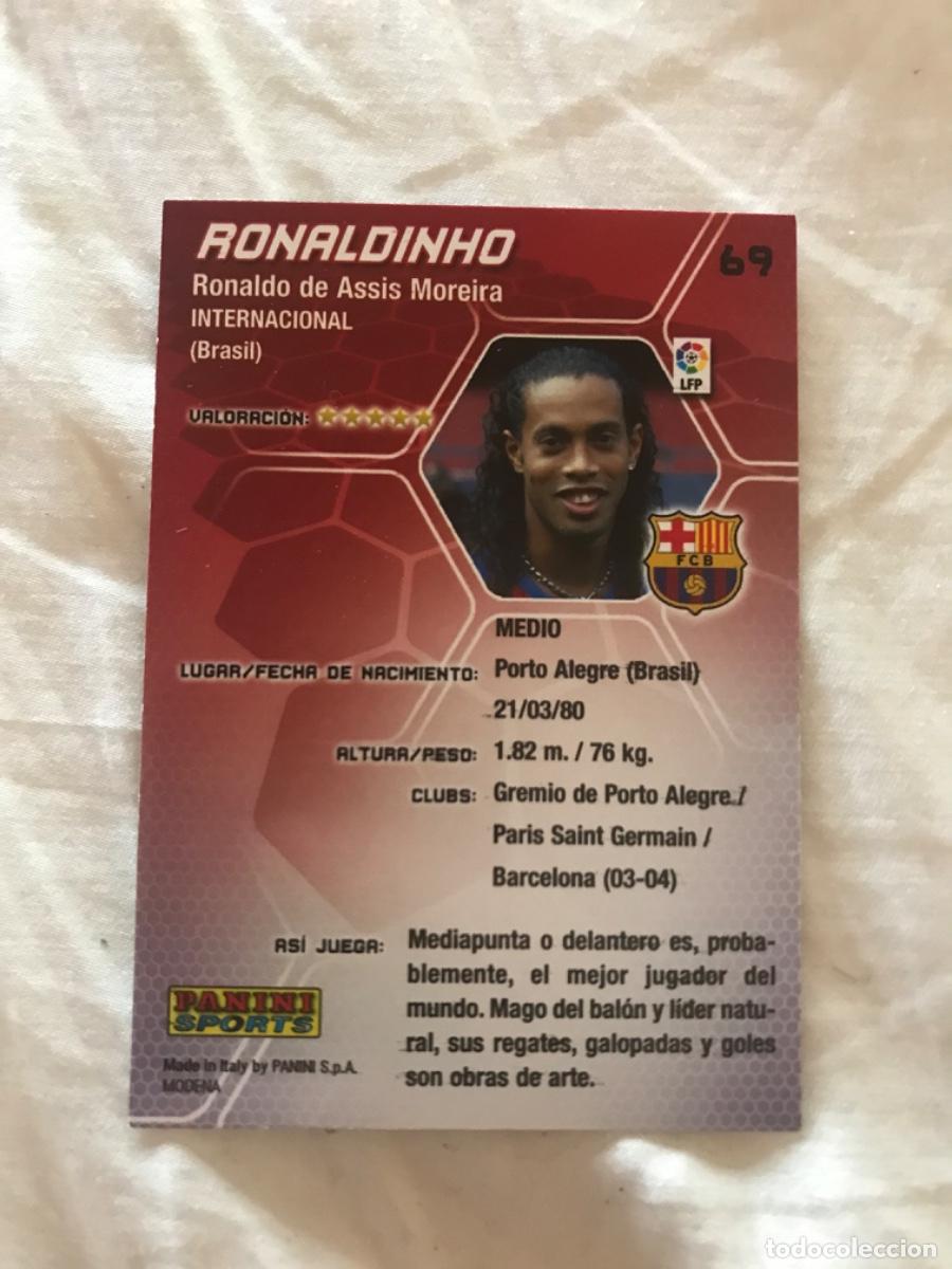 Coleccionismo cromos antiguos: Ronaldinho - Foto 2