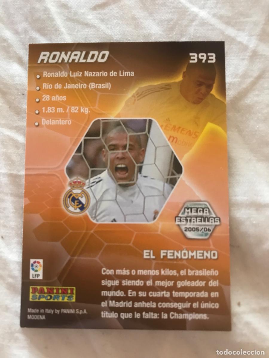 Coleccionismo cromos antiguos: Ronaldo - Foto 2