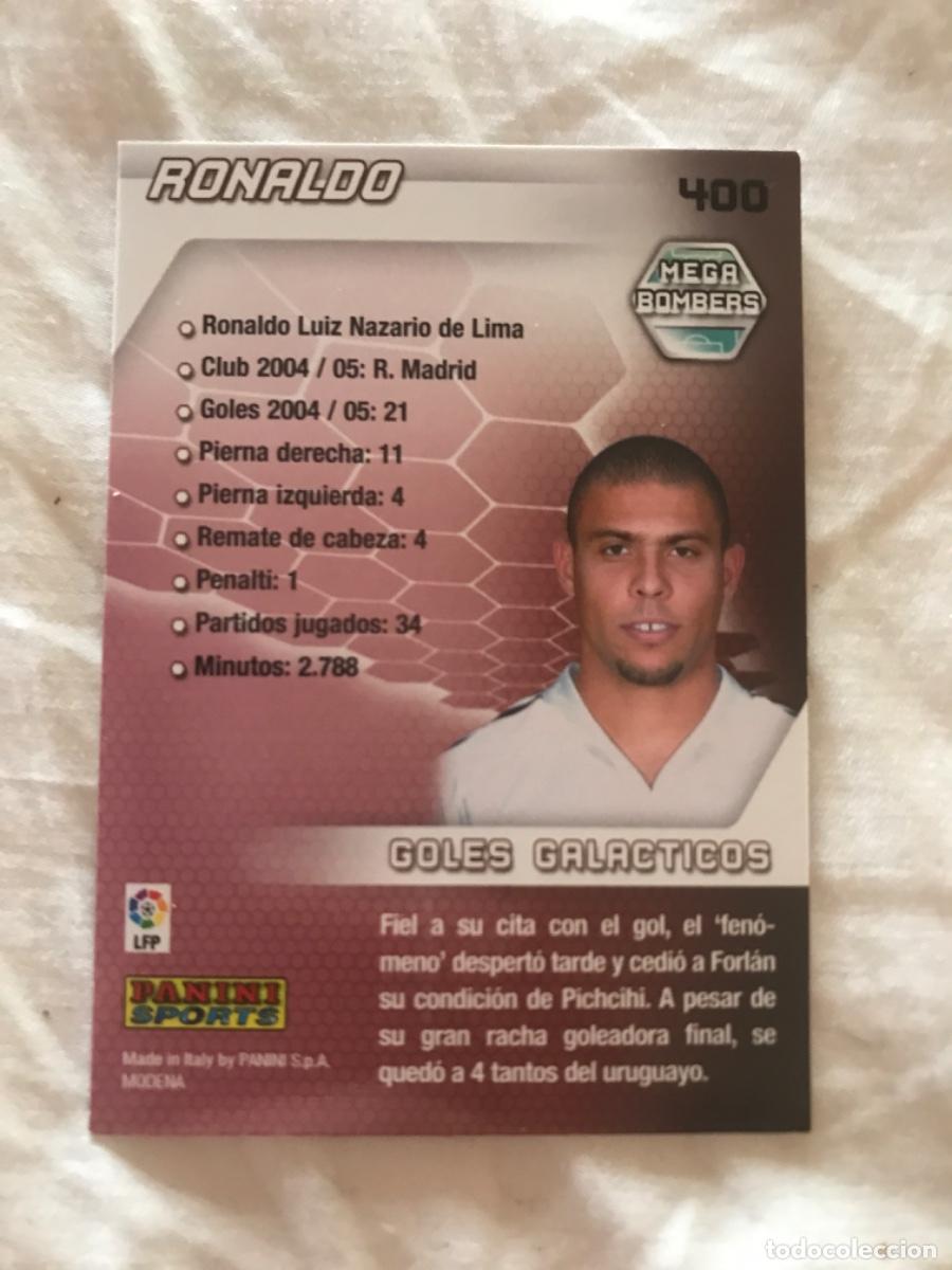 Coleccionismo cromos antiguos: Ronaldo - Foto 2