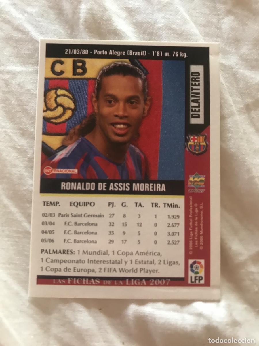 Coleccionismo cromos antiguos: Ronaldinho - Foto 2