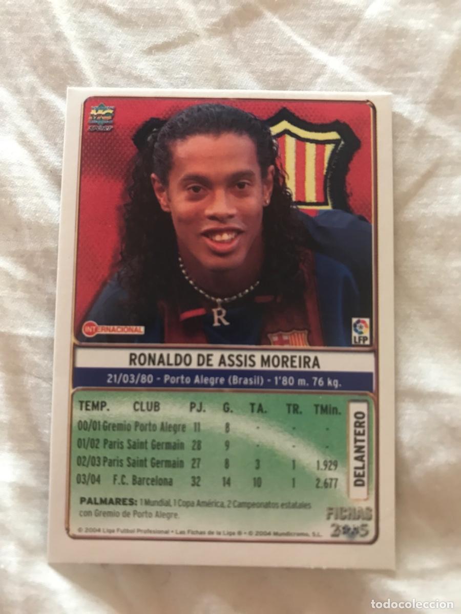 Coleccionismo cromos antiguos: Ronaldinho - Foto 2