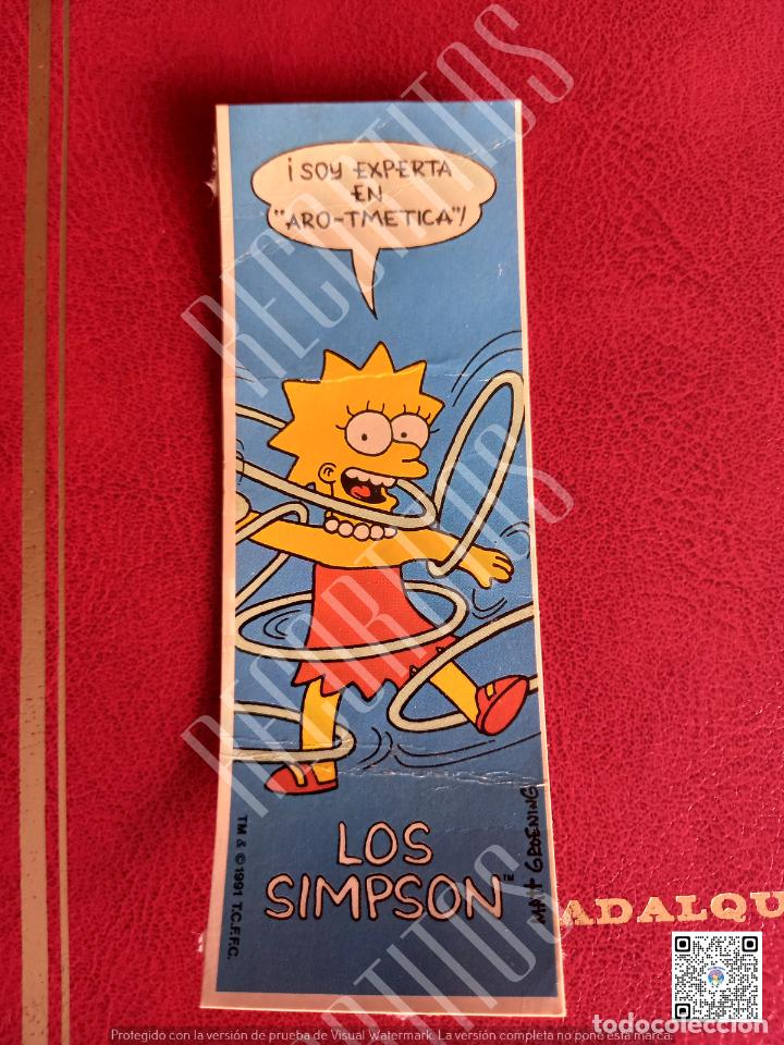 Coleccionismo Cromos antiguos: cromo donetes los simpsons recuperado sin parte trasera