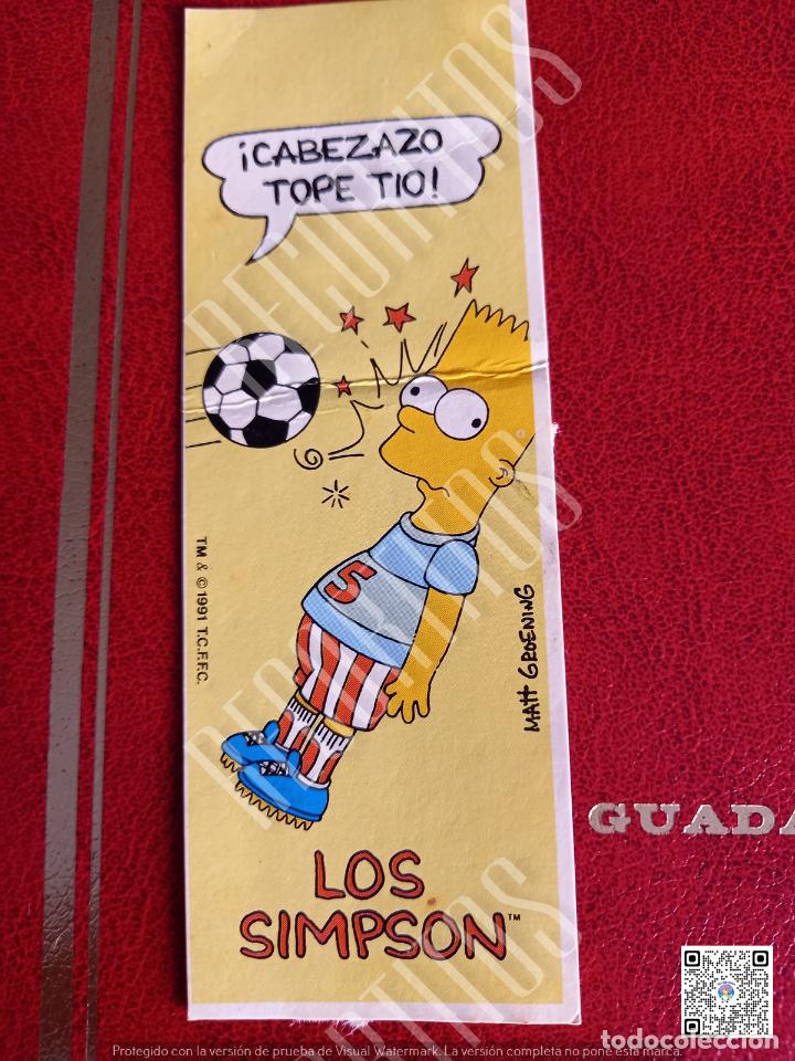 Coleccionismo Cromos antiguos: cromo donetes los simpsons recuperado sin parte trasera