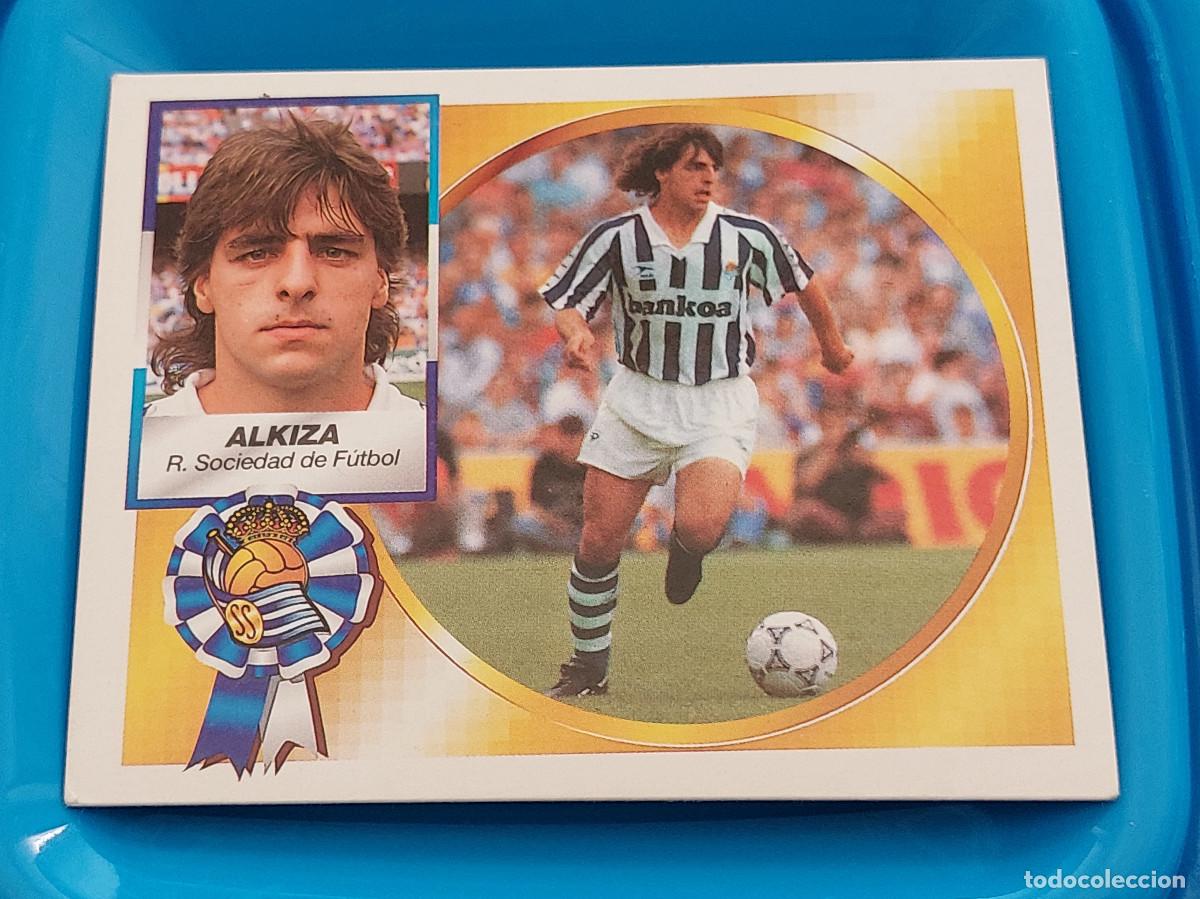 Collezionismo Figurine antiche: EDICIONES ESTE 94-95 ALKIZA REAL SOCIEDAD - NUEVO SIN PEGAR