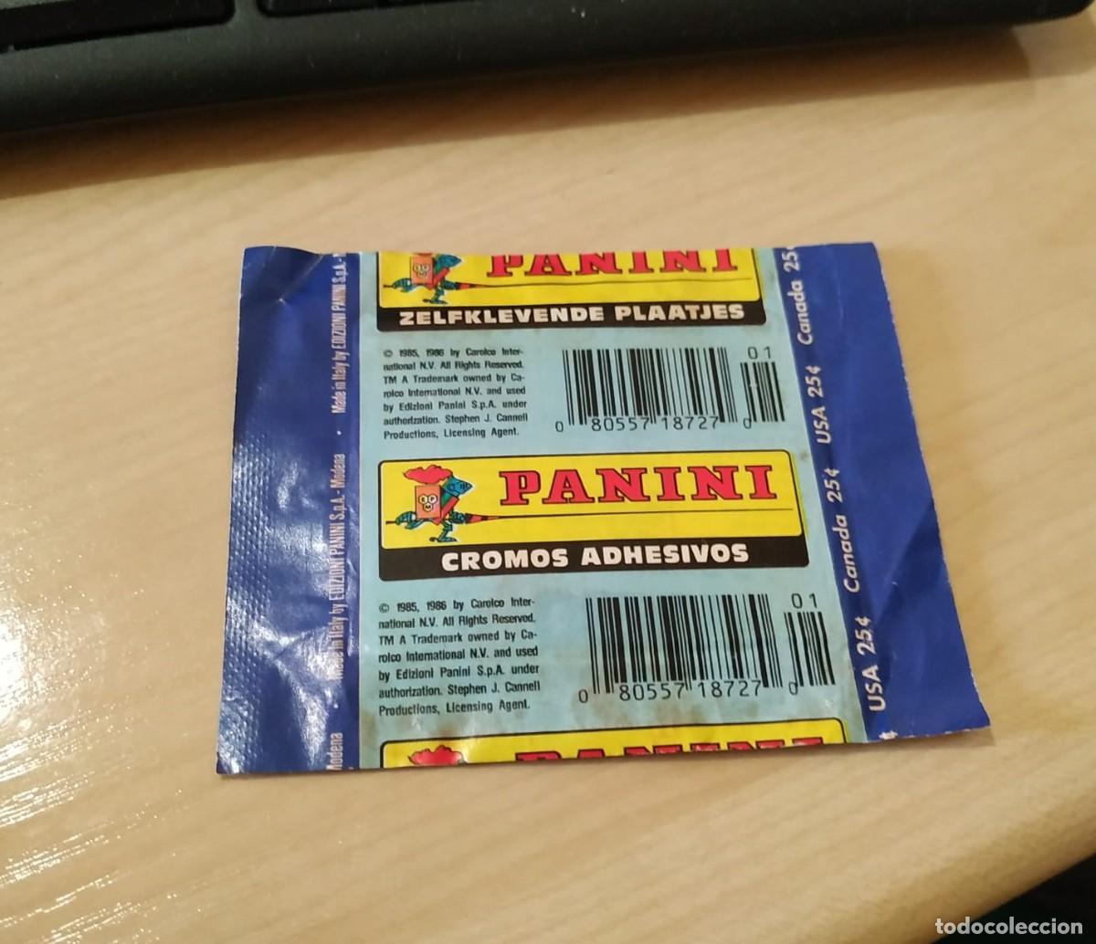 Coleccionismo cromos antiguos: PANINI RAMBO 1986 SOBRE SIN ABRIR - DIFICIL - Foto 2