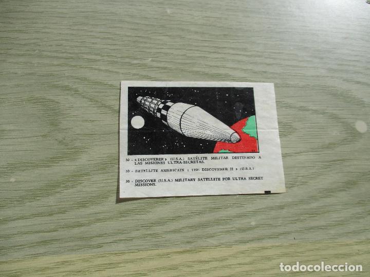 Sammeln alte Sammelbilder: CROMO N&ordm;. - DISCOVERER