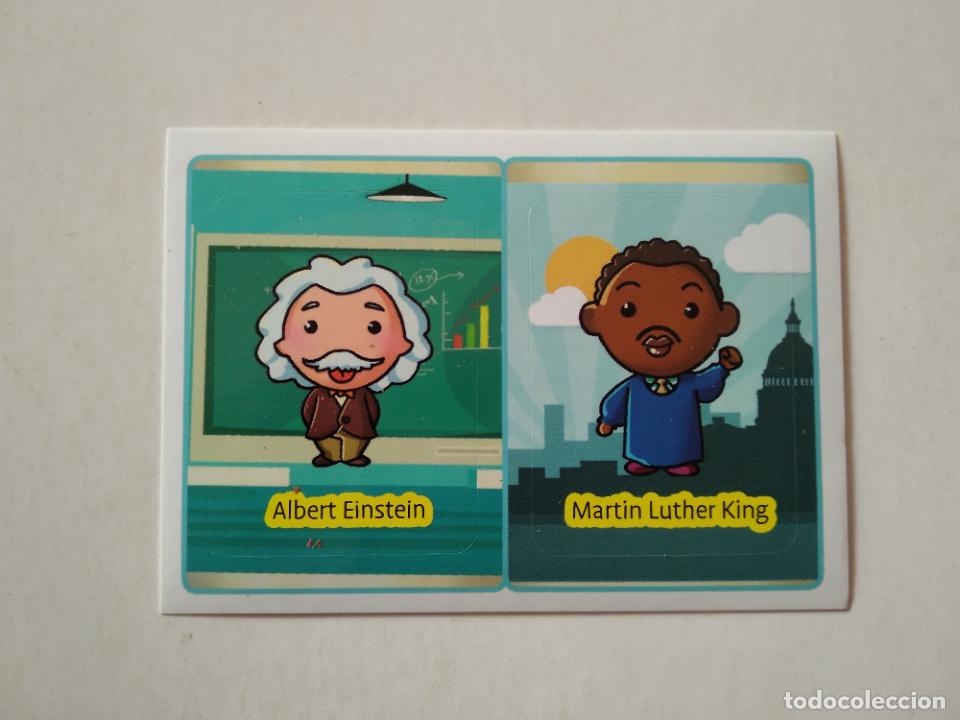 Coleccionismo Cromos antiguos: 161 EINSTEIN MARTIN LUTHER KING CROMO COLECCI&Oacute;N MUNDO: EL GRAN &Aacute;LBUM DEL POR QU&Eacute; Y C&Oacute;MO 2015 PANINI
