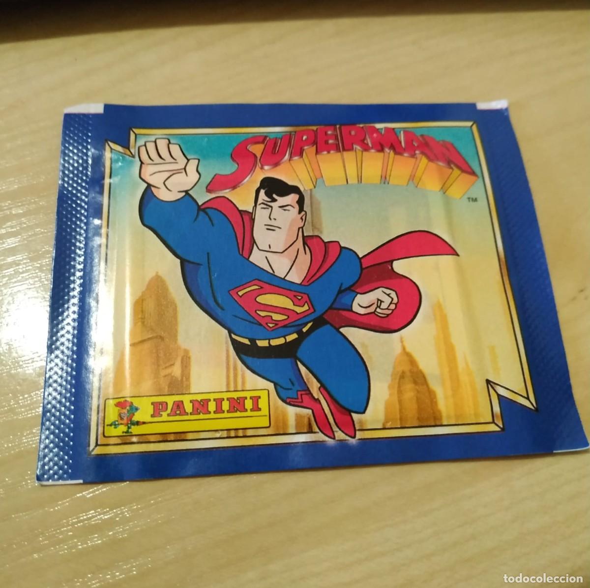Coleccionismo cromos antiguos: PANINI SUPERMAN 1997 SOBRE SIN ABRIR - Foto 1