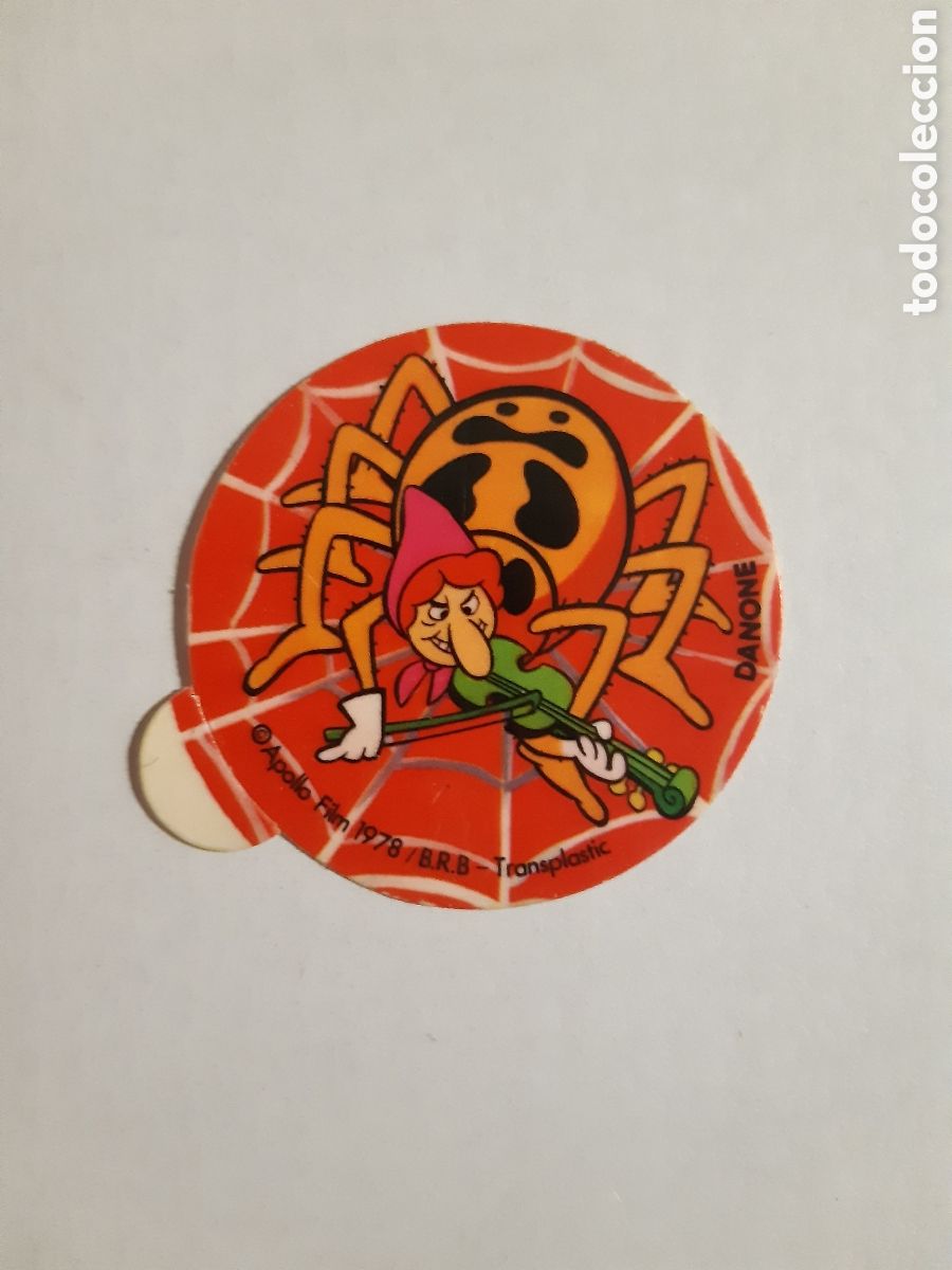 Coleccionismo cromos antiguos: Pegatina Abeja Maya de Danone a&ntilde;o 1978 nunca pegada - Foto 1