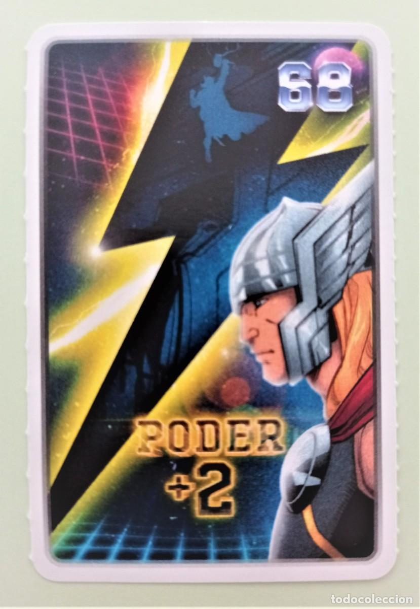 Coleccionismo cromos antiguos: CARTA CROMO COLECCI&Oacute;N MARVEL (N&ordm; 68 - PODER +2) (CARREFOUR 2022) - Foto 1
