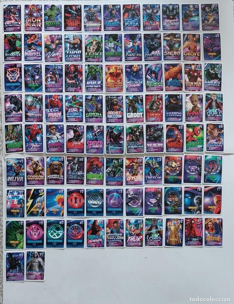Coleccionismo cromos antiguos: COLECCI&Oacute;N COMPLETA DESCUBRE TU PODER CARREFOUR MARVEL - Foto 1