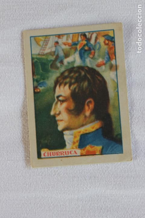 Collezionismo Figurine antiche: CROMO N&ordm; 12 CHURRUCA BIOGRAFIAS CAJA DE AHORROS DEL SURESTE DE ESPA&Ntilde;A