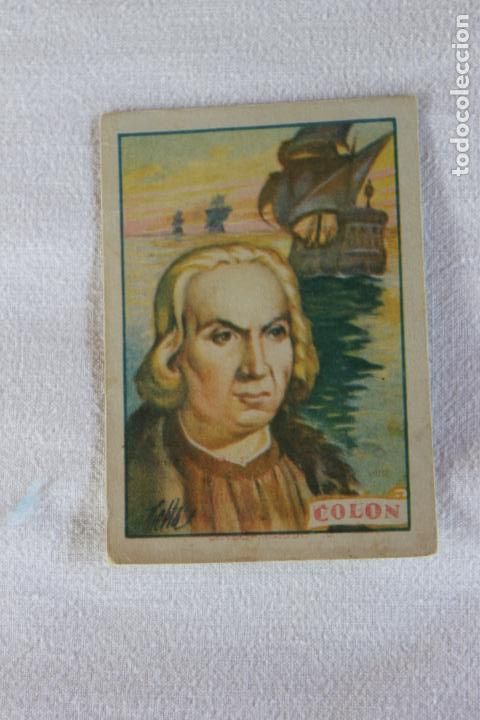 Coleccionismo Cromos antiguos: CROMO N&ordm; 10 CRISTOBAL COLON BIOGRAFIAS CAJA DE AHORROS DEL SURESTE DE ESPA&Ntilde;A