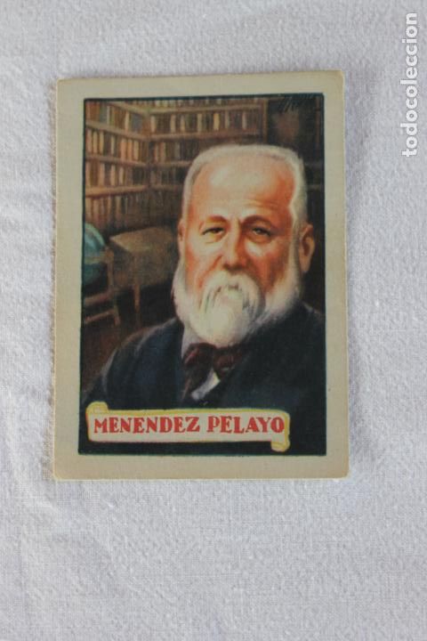 Collezionismo Figurine antiche: CROMO N&ordm; 10 MENENDEZ Y PELAYO BIOGRAFIAS CAJA DE AHORROS DEL SURESTE DE ESPA&Ntilde;A