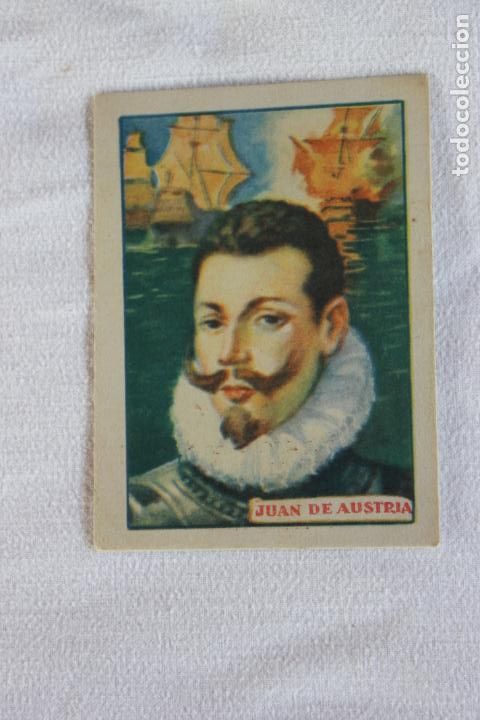 Collezionismo Figurine antiche: CROMO N&ordm; 2 JUAN DE AUSTRIA BIOGRAFIAS CAJA DE AHORROS DEL SURESTE DE ESPA&Ntilde;A