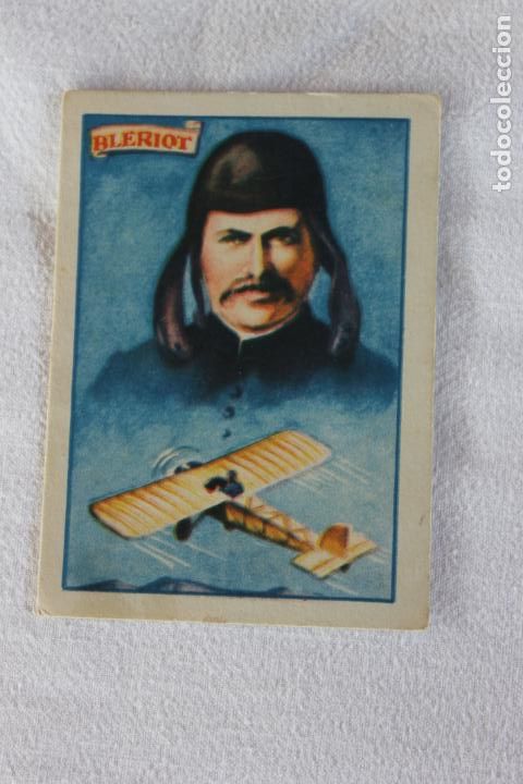 Collezionismo Figurine antiche: CROMO N&ordm; 4 AEROPLANO BLERIOT BIOGRAFIAS CAJA DE AHORROS DEL SURESTE DE ESPA&Ntilde;A