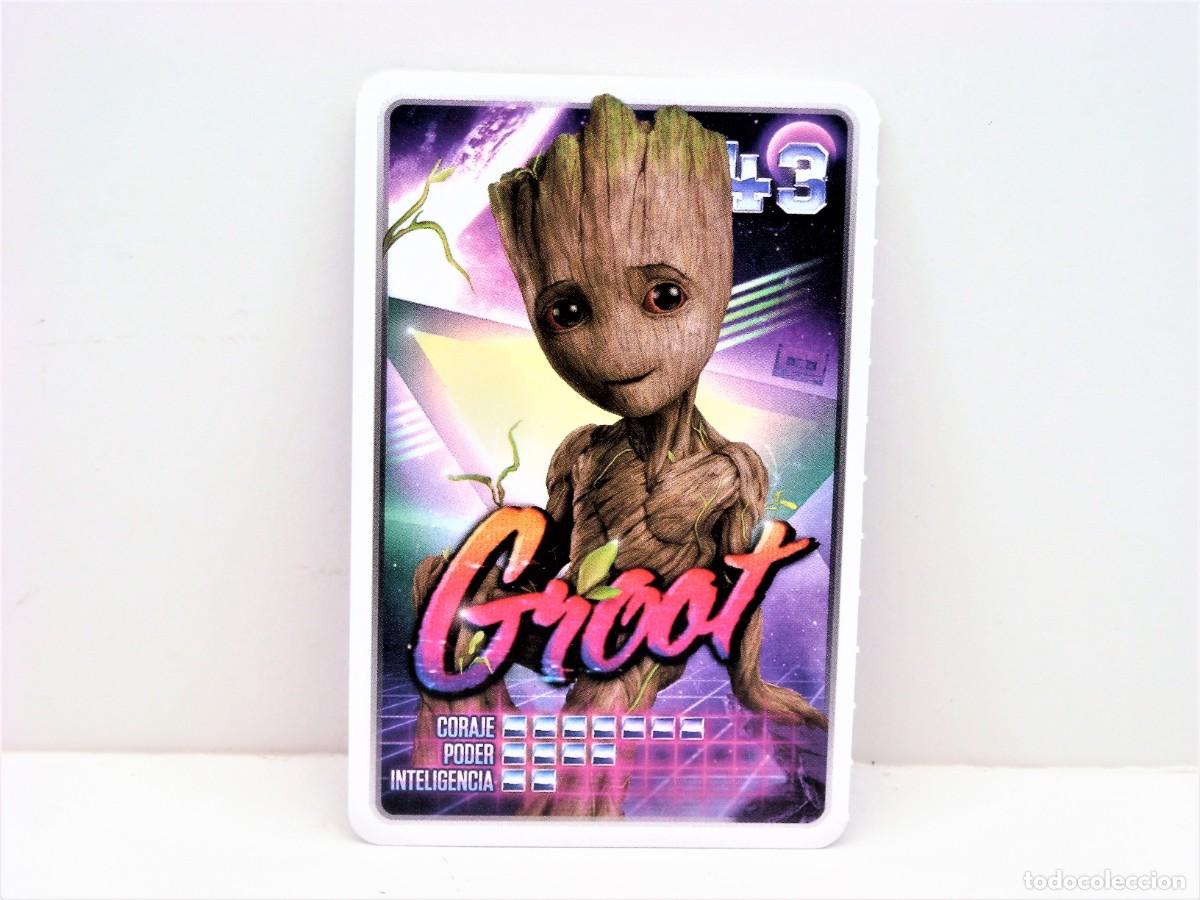 Coleccionismo cromos antiguos: N&ordm; 43 GROOT . CROMO CARTA COLECCION MARVEL. DESCUBRE TU PODER. CARREFOUR 2022. - Foto 1