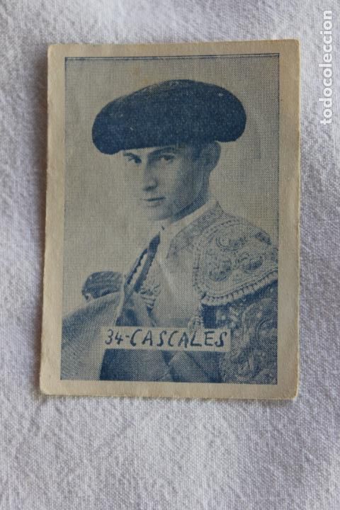Collezionismo Figurine antiche: CROMO N&ordm; 34 CASCALES TOREROS FAMOSOS 1953