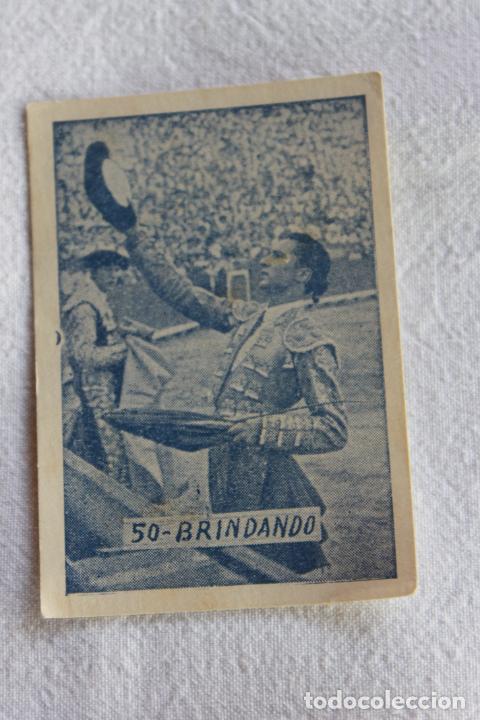 Collectionnisme Cartes &agrave; collectionner anciennes: CROMO N&ordm; 50 BRINDANDO TOREROS FAMOSOS 1953