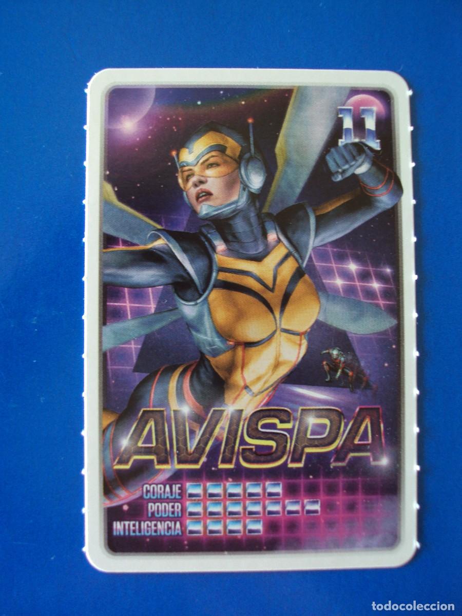 Coleccionismo cromos antiguos: 11 AVISPA CROMO CARTA MARVEL DESCUBRE TU PODER 2022 CARREFOUR NUEVO - Foto 1