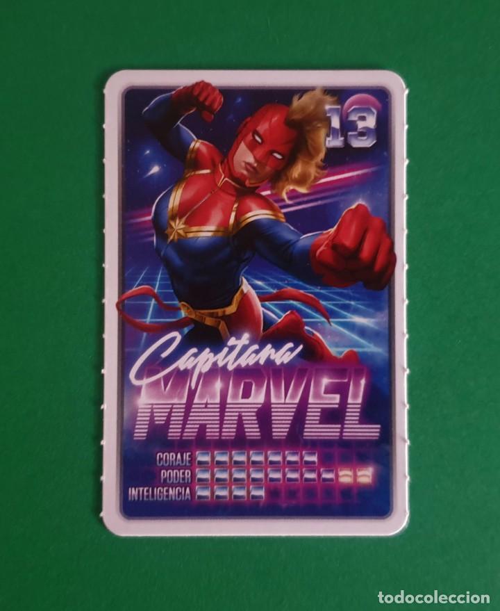 Coleccionismo cromos antiguos: 13 CAPITANA MARVEL - MARVEL DESCUBRE TU PODER - CARREFOUR 2022 (NUEVO) - Foto 1