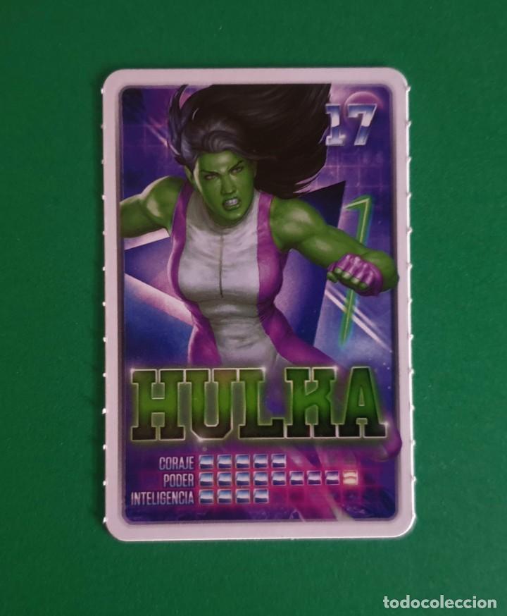 Coleccionismo cromos antiguos: 17 HULKA - MARVEL DESCUBRE TU PODER - CARREFOUR 2022 (NUEVO) - Foto 1