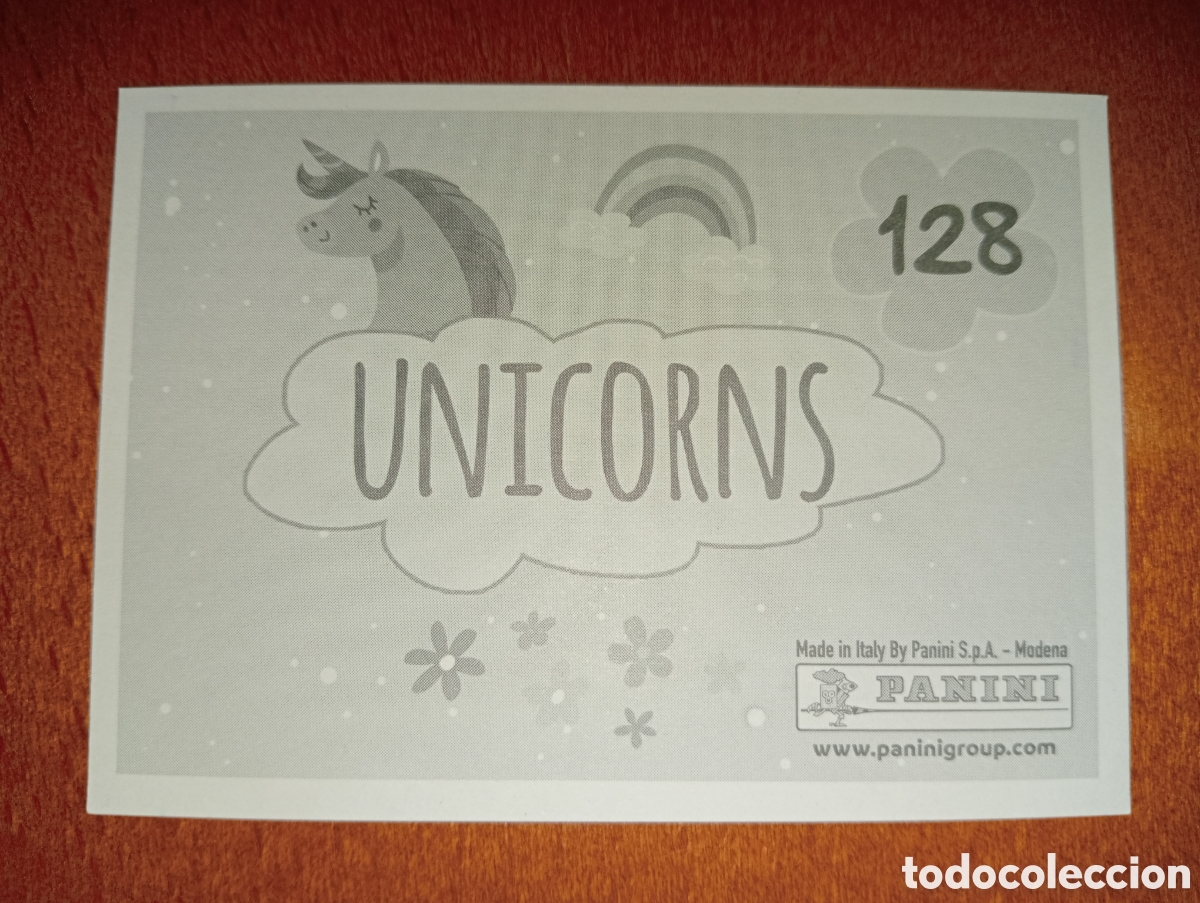 Coleccionismo cromos antiguos: Unicornios n&deg;128 Panini - Foto 2