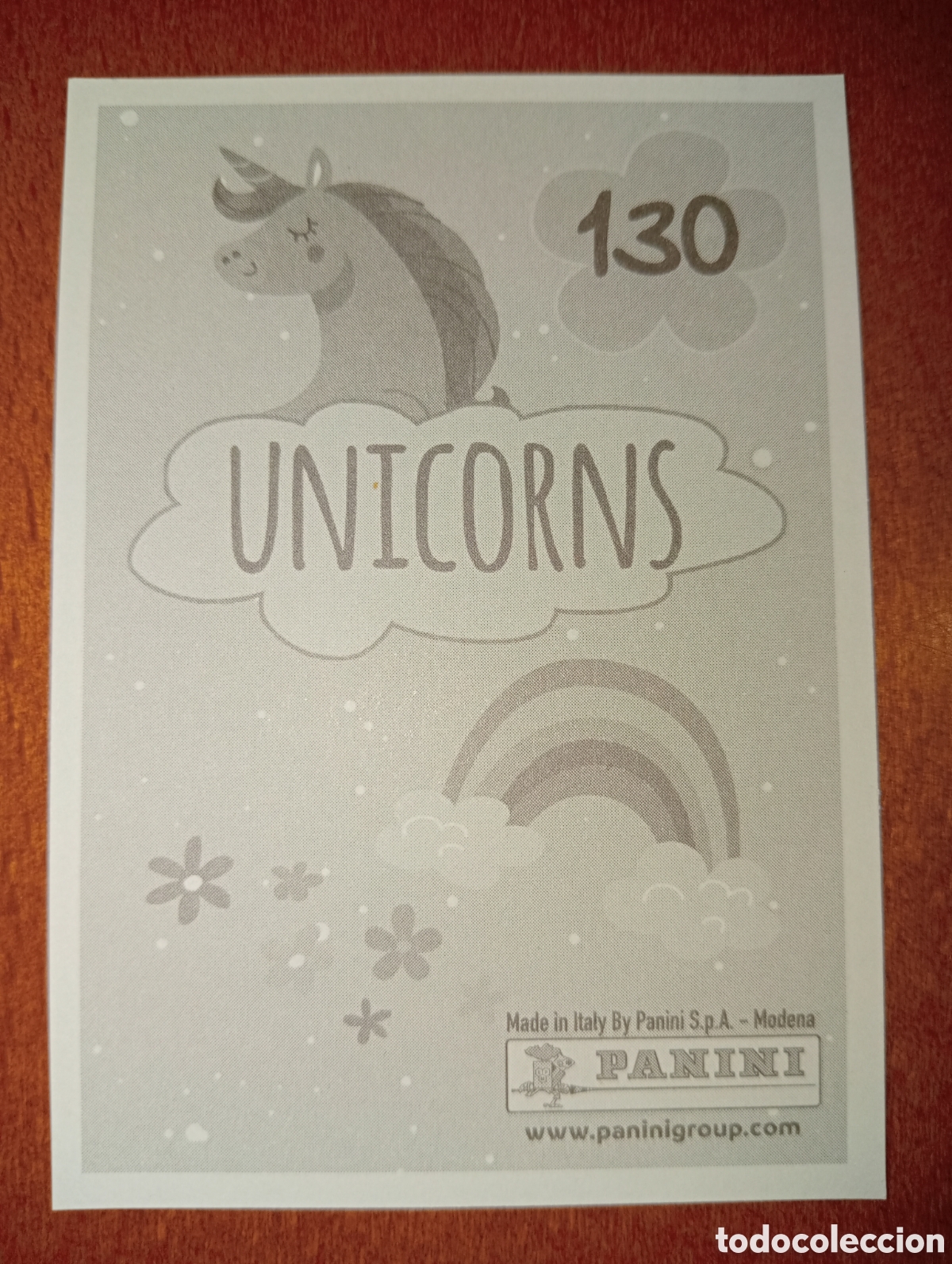 Coleccionismo cromos antiguos: Unicornios n&deg;130 Panini - Foto 2