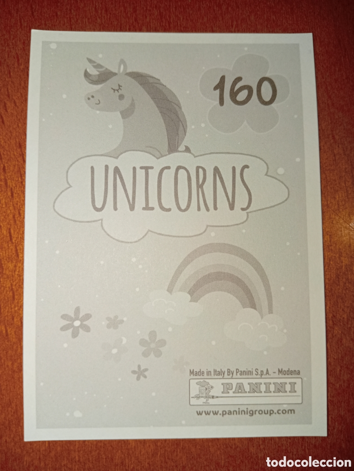 Coleccionismo cromos antiguos: Unicornios n&deg;160 Panini - Foto 2
