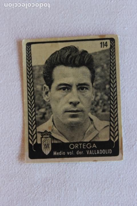 Collectionnisme Cartes &agrave; collectionner anciennes: CROMO N&ordm; 114 ORTEGA MEDIO VALLADOLID A&Ntilde;OS 50
