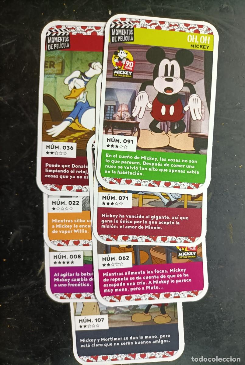 Coleccionismo Cromos antiguos: Lote cromo, sticker Carrefour - Oh Oh Mickey - disney - momentos de pelicula