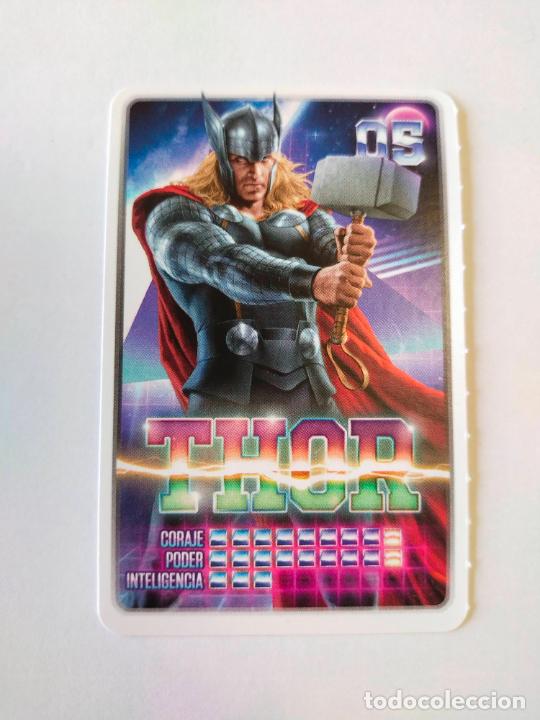 Coleccionismo cromos antiguos: N&ordm; 5 THOR - MARVEL. DESCUBRE TU PODER CROMO CARD CARREFOUR 2022 - Foto 1
