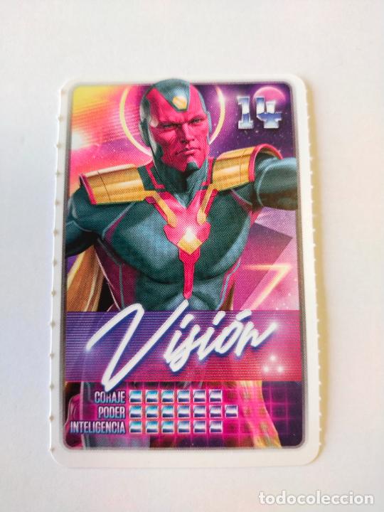 Coleccionismo cromos antiguos: N&ordm; 14 VISION - MARVEL. DESCUBRE TU PODER CROMO CARD CARREFOUR 2022 - Foto 1