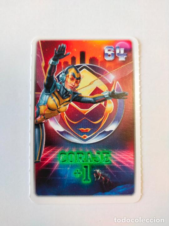 Coleccionismo cromos antiguos: N&ordm; 64 CORAJE +1 AVISPA - MARVEL. DESCUBRE TU PODER CROMO CARD CARREFOUR 2022 - Foto 1