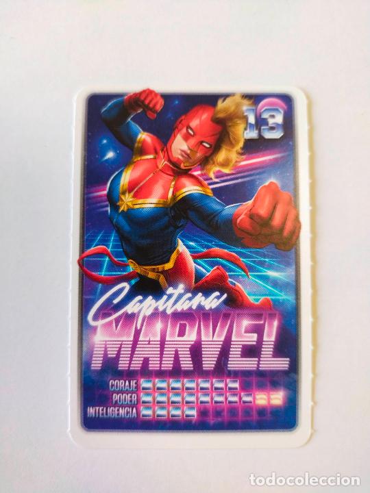 Coleccionismo cromos antiguos: N&ordm; 13 CAPITANA MARVEL - MARVEL. DESCUBRE TU PODER CROMO CARD CARREFOUR 2022 - Foto 1