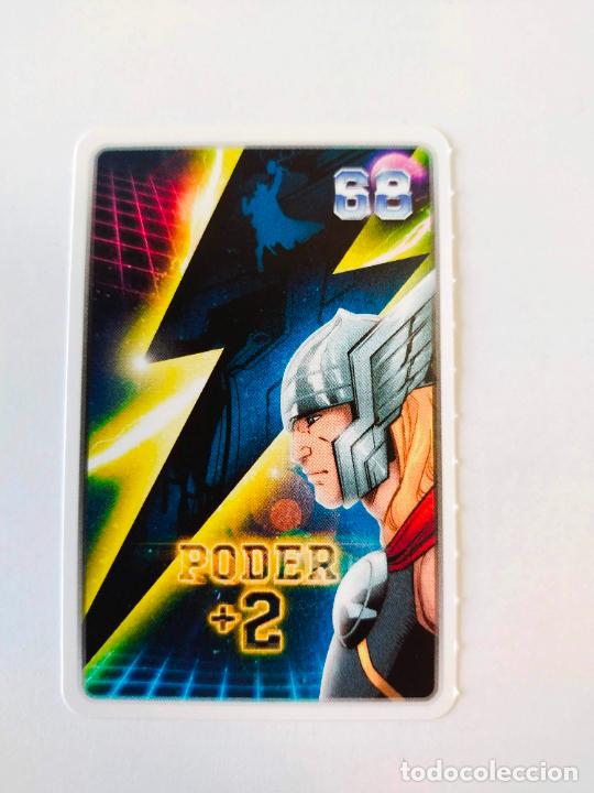 Coleccionismo cromos antiguos: N&ordm; 68 PODER +2 THOR - MARVEL. DESCUBRE TU PODER CROMO CARD CARREFOUR 2022 - Foto 1
