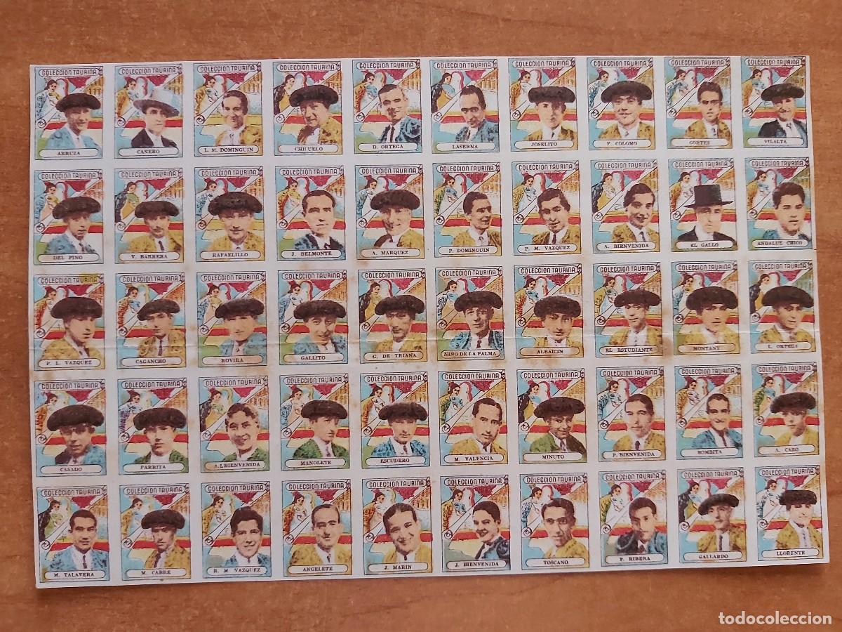Coleccionismo cromos antiguos: COLECCI&Oacute;N DE 50 CROMOS ANTIGUOS :TOREROS 9,00 &euro;