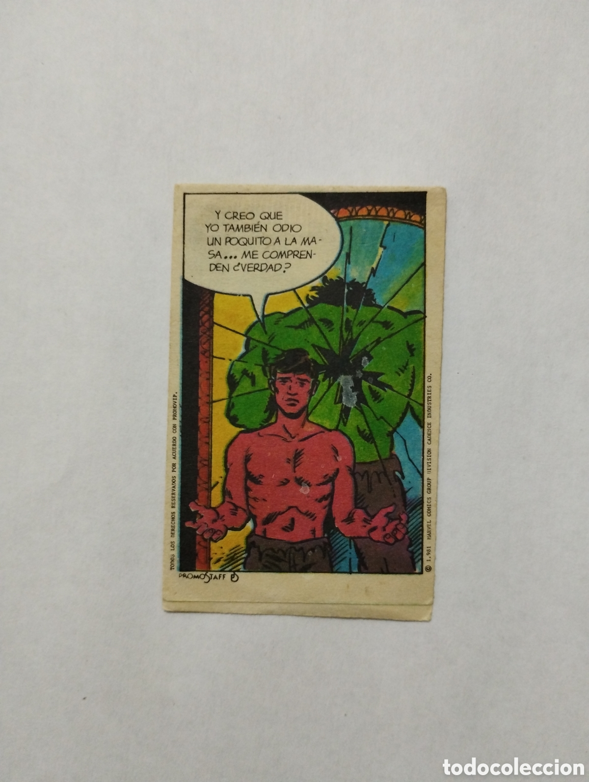 Coleccionismo cromos antiguos: CROPAN MINI COMIC EL INCRE&Iacute;BLE HULK N&deg;3 - Foto 2